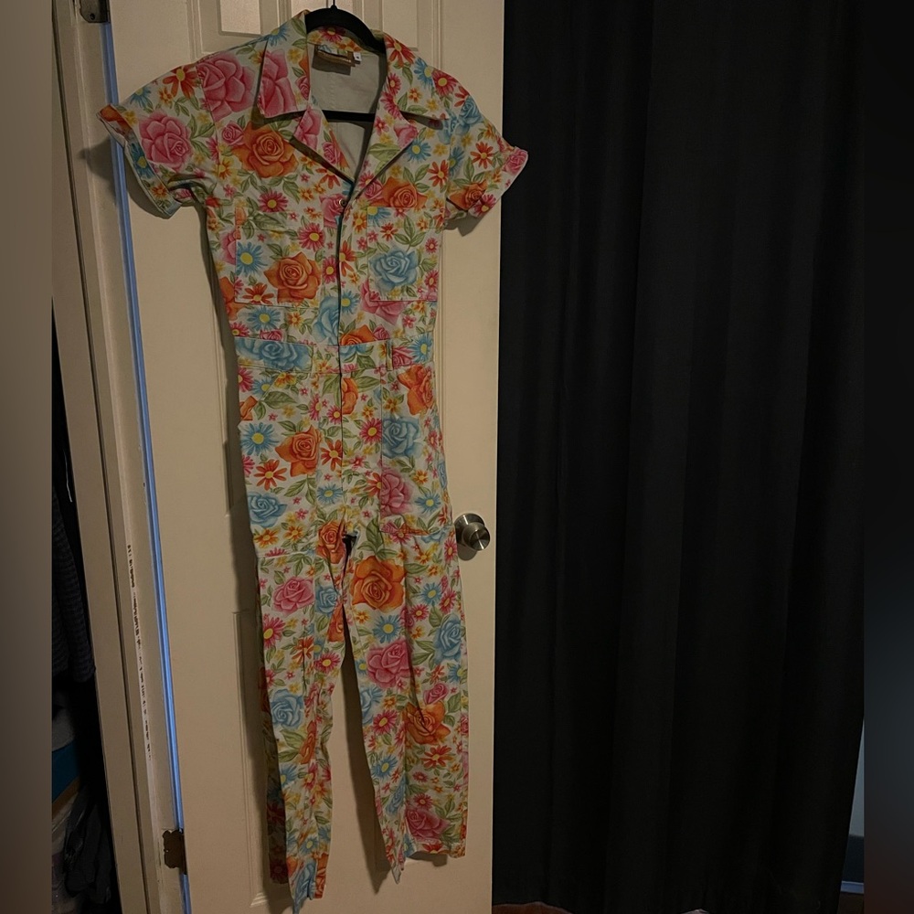 Big Bud Press Wallpaper short sleeve jumpsuit